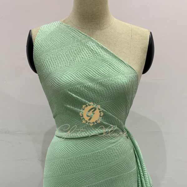 CRINKLED PLAIN BROCADE